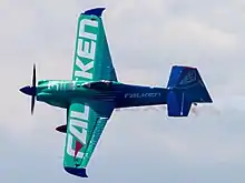 エアレース用（競技用）の飛行機の例（室屋義秀が操縦したジブコ エッジ540）