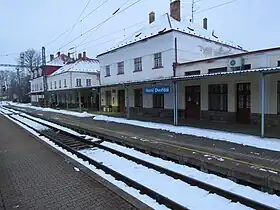 ホルニー・ドヴォルジシチェ駅（2018年2月）