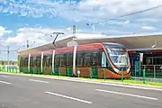 蘇州高新区有軌電車1号線（オレンジ色塗装）