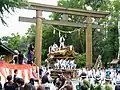 堺型上地車（大鳥大社にて）