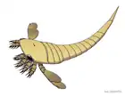 棘のある脚と遊泳脚をもつ Hoplitaspis hiawathai(ディプロアスピス科)