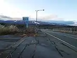 南詰より撮影した信越大橋。