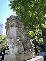 江島杉山神社の狛犬（右）