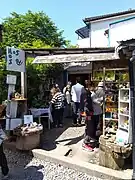 2023年(令和5年)春の益子陶器市「ギャラリー想」「モスモス」販売エリア。
