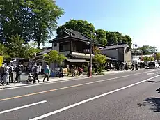 2023年（令和5年）春の益子陶器市「陶庫」付近。