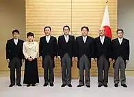 2023年12月14日、5人の副大臣への辞令交付に際して