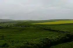 南部モンゴル国境付近の草原風景
