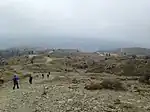 オサ山の登山者