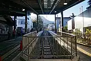 ケーブルカー乗場（2021年11月）