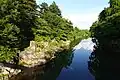 天工橋の下流（2023年7月27日）