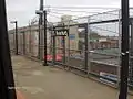 フェンスの看板