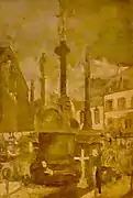 《グウェンガト(フランス語版)の十字架像》(油彩、1930年)