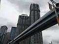 東京ツインパークスに仮設されたゴンドラ