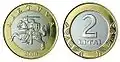 2リタス硬貨（1998年 - ）