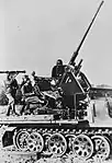 Sd.Kfz.6/2に搭載された3.7cm FlaK36。