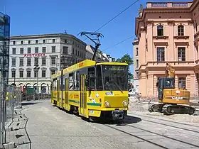 ゲルリッツ市電の主力車両・KT4D