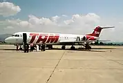 フォッカー100（TAM航空時代、旧塗装）