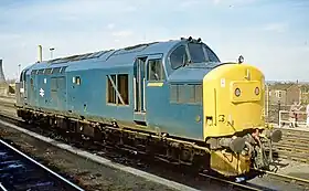 BRブルーの37263号機(ディドコット、1989年)