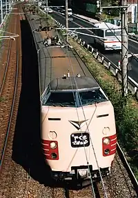 「やくも」国鉄色（1994年 山陰本線 松江－東松江）