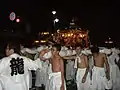 4点棒+2点棒の神輿の例(八大龍王神八江聖団例大祭・御輿渡御)