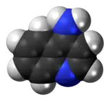 4-アミノキノリン分子の空間充填モデル{{{画像alt1}}}