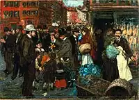 「Hester通り」(1905) ブルックリン美術館蔵