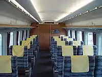 グリーン車車内(リニューアル後)