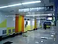 開業前の駅構内(2011年3月15日)