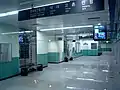 開業前の駅構内(2011年3月15日)
