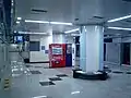 開業前の駅構内(2011年3月15日)