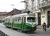 車両不足を補うためオーストリアのウィーン市電から譲渡された290形(2007年撮影)