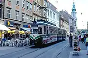 551（ボギー車を改造した車両）（1990年撮影）