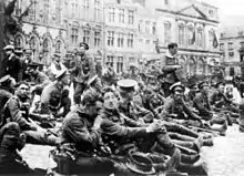 ヘルメット支給前のロイヤル・フュージリア連隊(Royal Fusiliers)