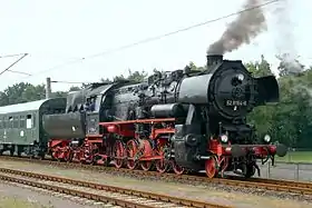 オーストリア鉄道史協会（ÖGEG）が動態保存する52 1198号機（元・東ドイツ国鉄52.80形154号機）
