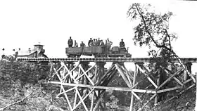 ムルマンスク軌道の列車(1919年撮影)