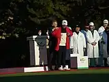 谷原秀人 チャンピオンブレザー授与