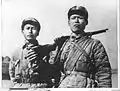 冬季装備の八路軍兵士