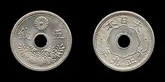 大正9年(1920年)改正 白銅貨幣