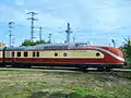 601型側面。“TRANS EUROP EXPRESS”のロゴが復元されている