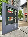 1,2階の入居店舗の表示。
