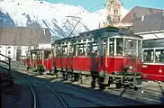 4号線や6号線で使用されたボギー車(1974年撮影)