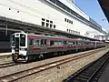 2007年7月より運転されていた磐越西線塗色719系（2018年4月29日 郡山駅）