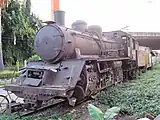 マッカサン鉄道工場構内で保管されている733 (C56 41)