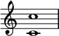 {
\new Staff \with { \remove "Time_signature_engraver" }
<c' c''>1
}