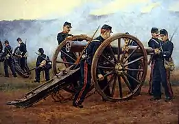 エティエンヌ=プロスパー・ベルン=ベルクール画 フランス軍事博物館所蔵 1898年作。