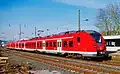 ドイツ鉄道1440形電車  前面にクラッシャブルゾーンが設けられている