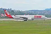 エアバスA350-900（TAM航空時代）