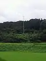 ABS本荘ラジオ中継局送信塔遠景
