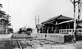 愛電時代の古見駅（1927年）
