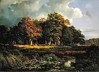Sachsenwaldハンブルク近郊の森(1852)